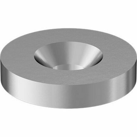 BSC PREFERRED 316 Stainless Steel Finishing Countersunk Washer for No 6 Screw Size 0.156 ID 82 Deg Countersink 3118N13